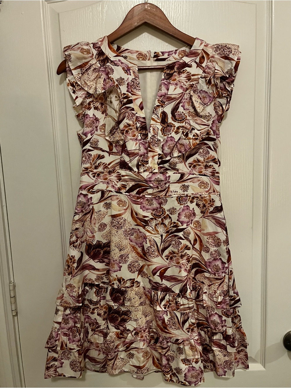 Floral Eliza J Cream Dress
